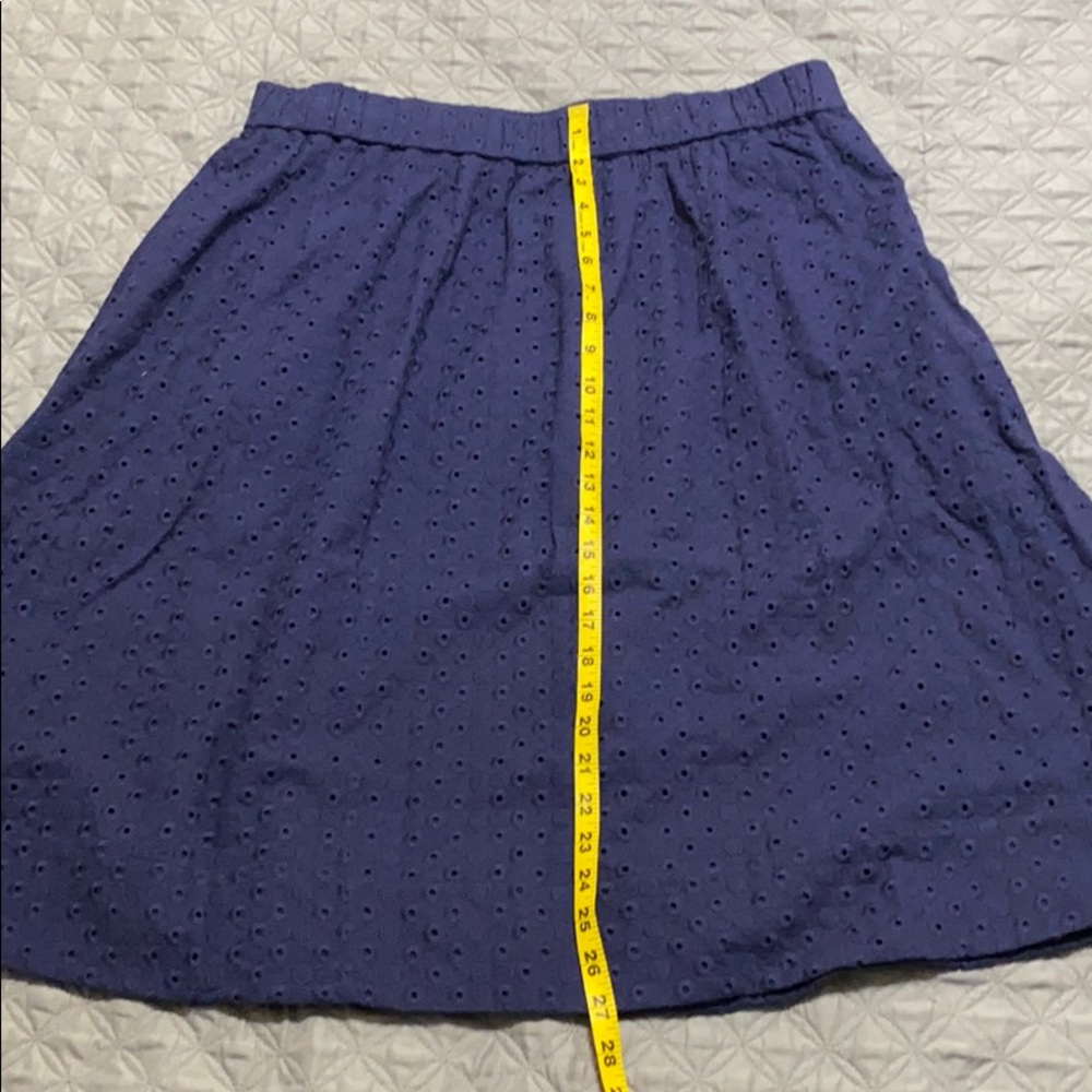 1901 blue midi full skirt size large